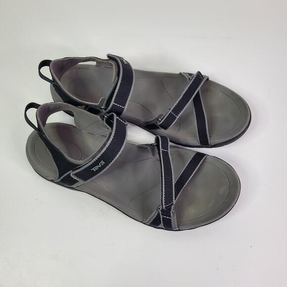 Women's TEVA Verra Sandal Black Gray Adjustable Straps Size 9 1006263 - Picture 8 of 8